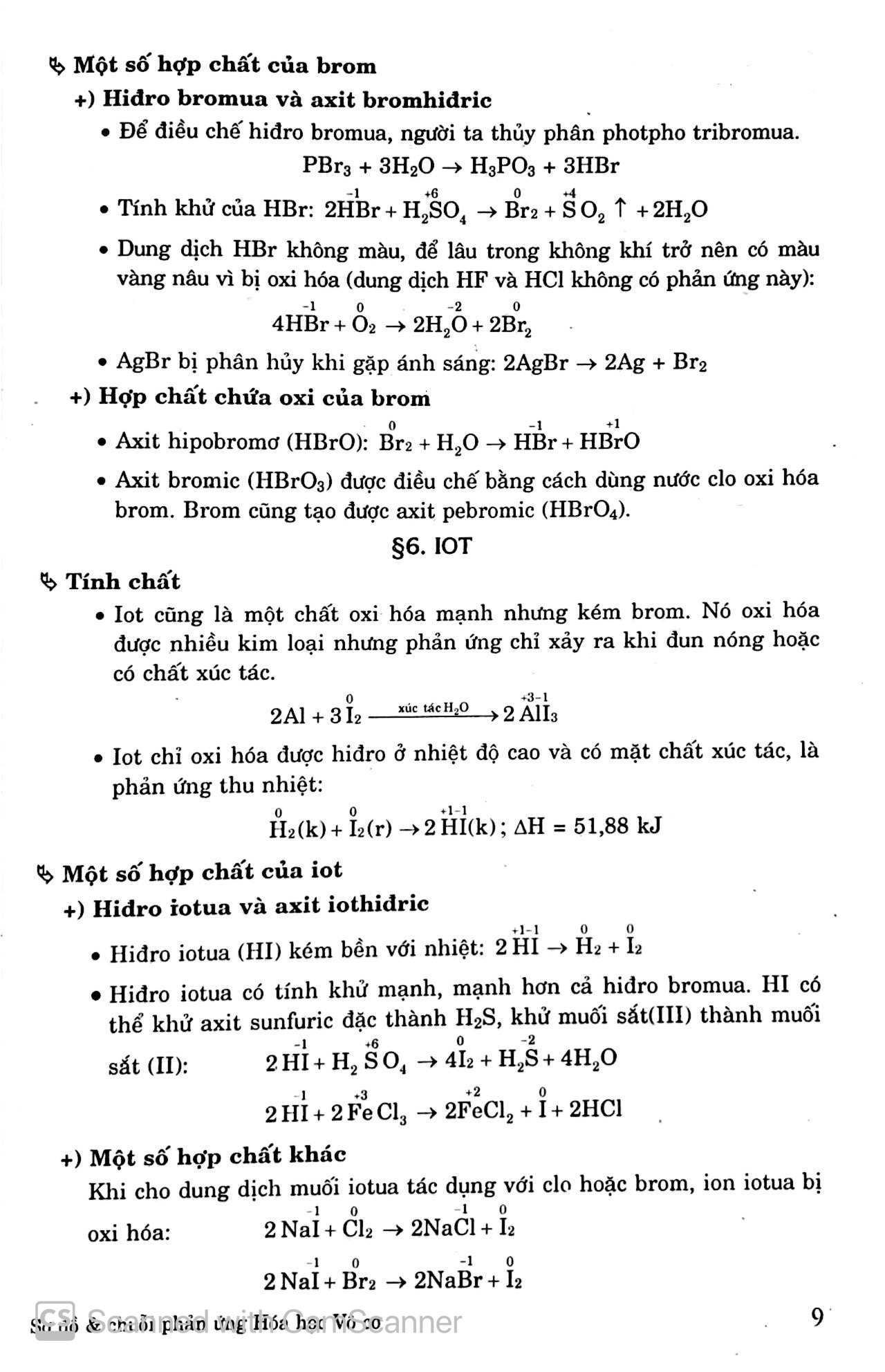 sơ đồ và chuỗi phản ứng hóa: vô cơ 10-11-12