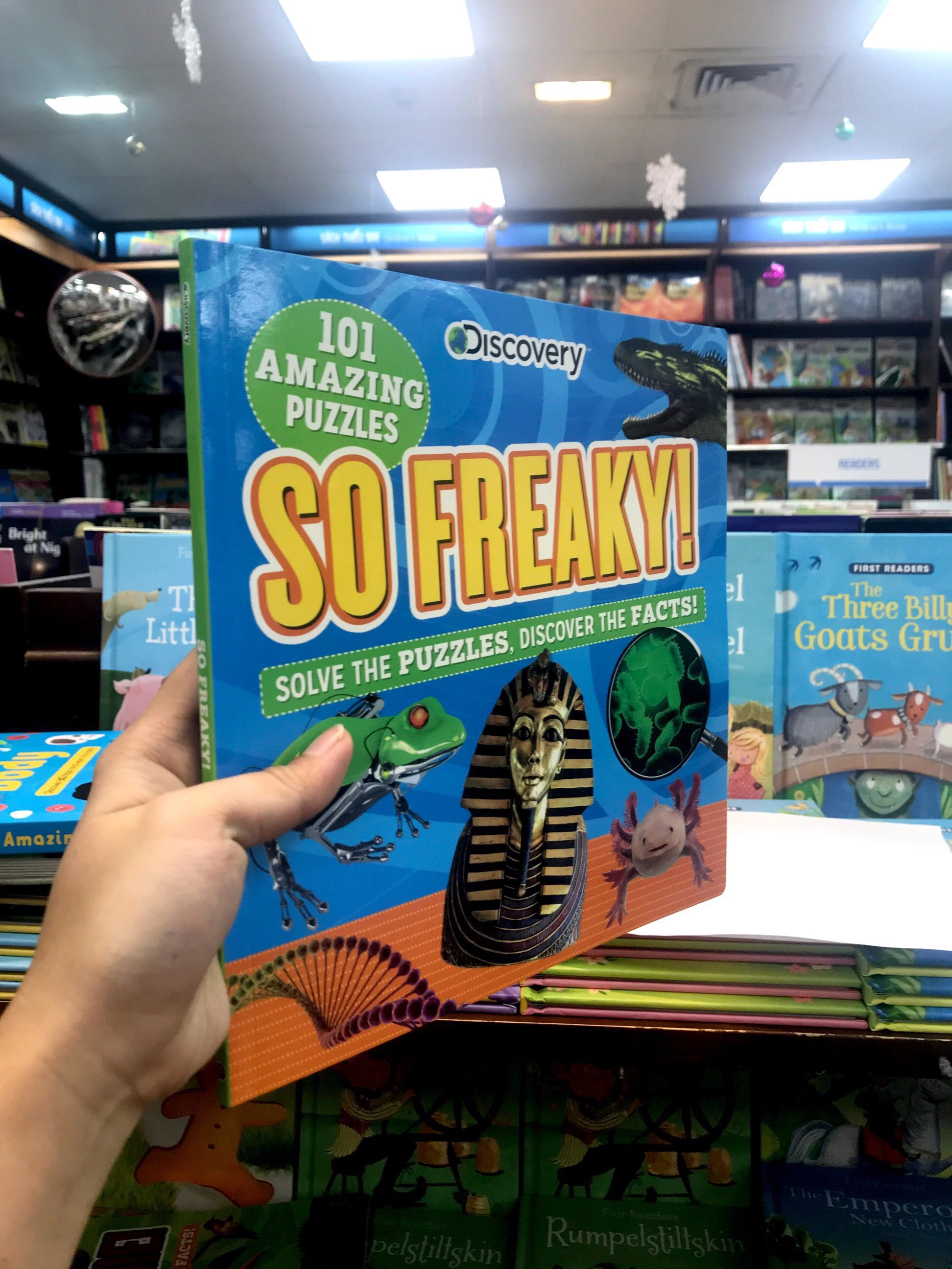 so freaky! puzzle book