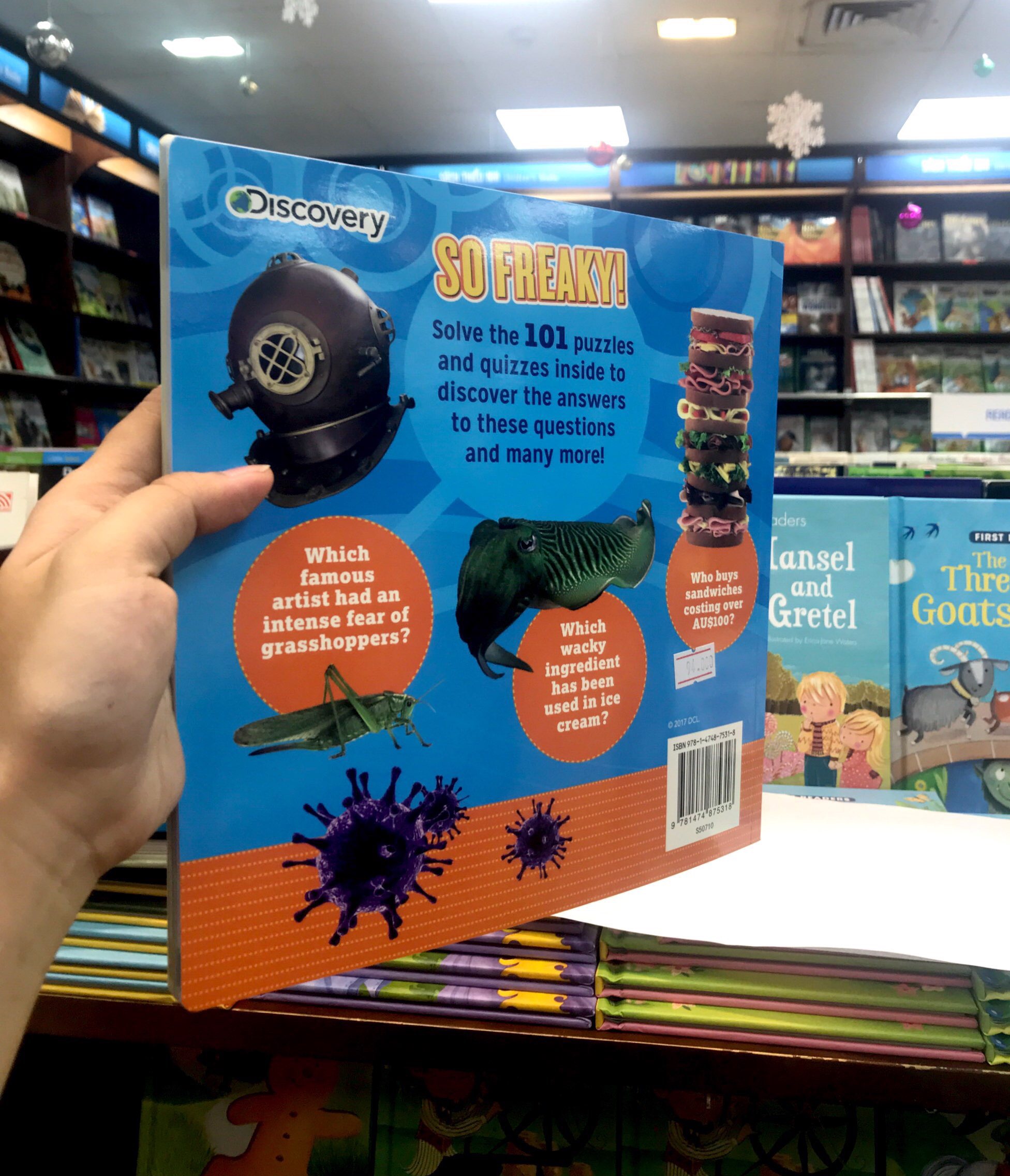 so freaky! puzzle book