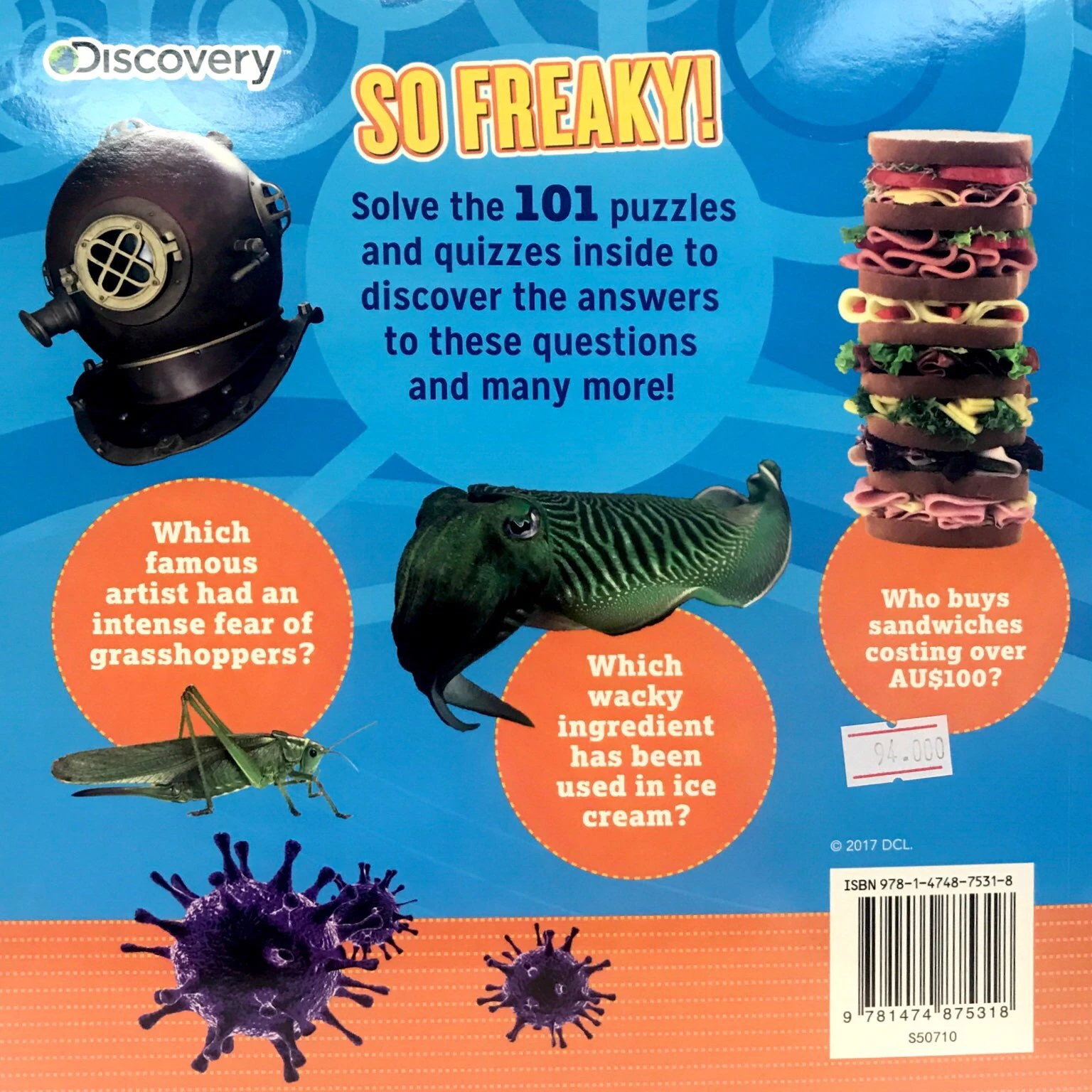 so freaky! puzzle book