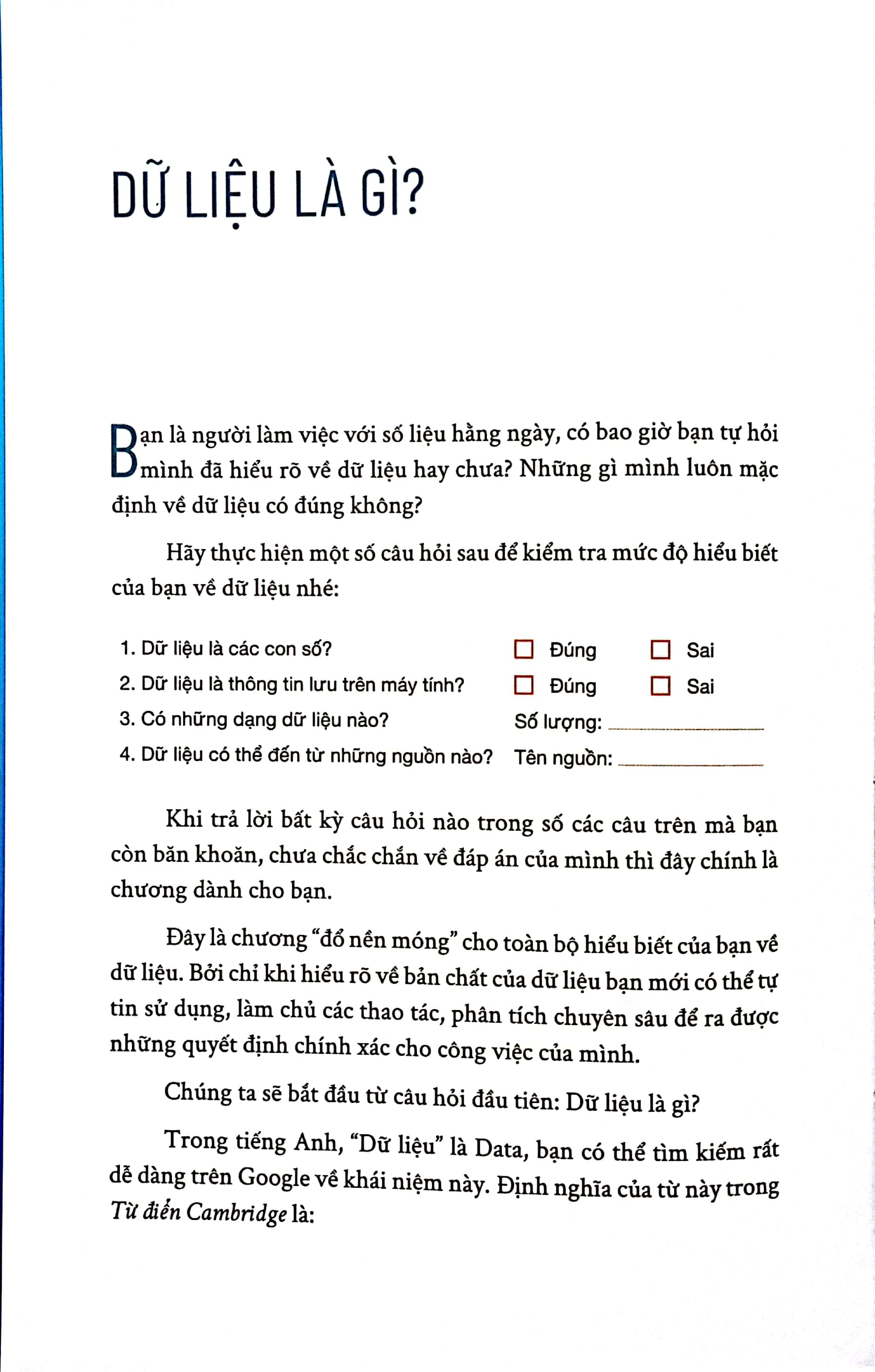 số ơi, mở ra! - tư duy phân tích số liệu và thiết kế báo cáo excel dashboard chuyên nghiệp