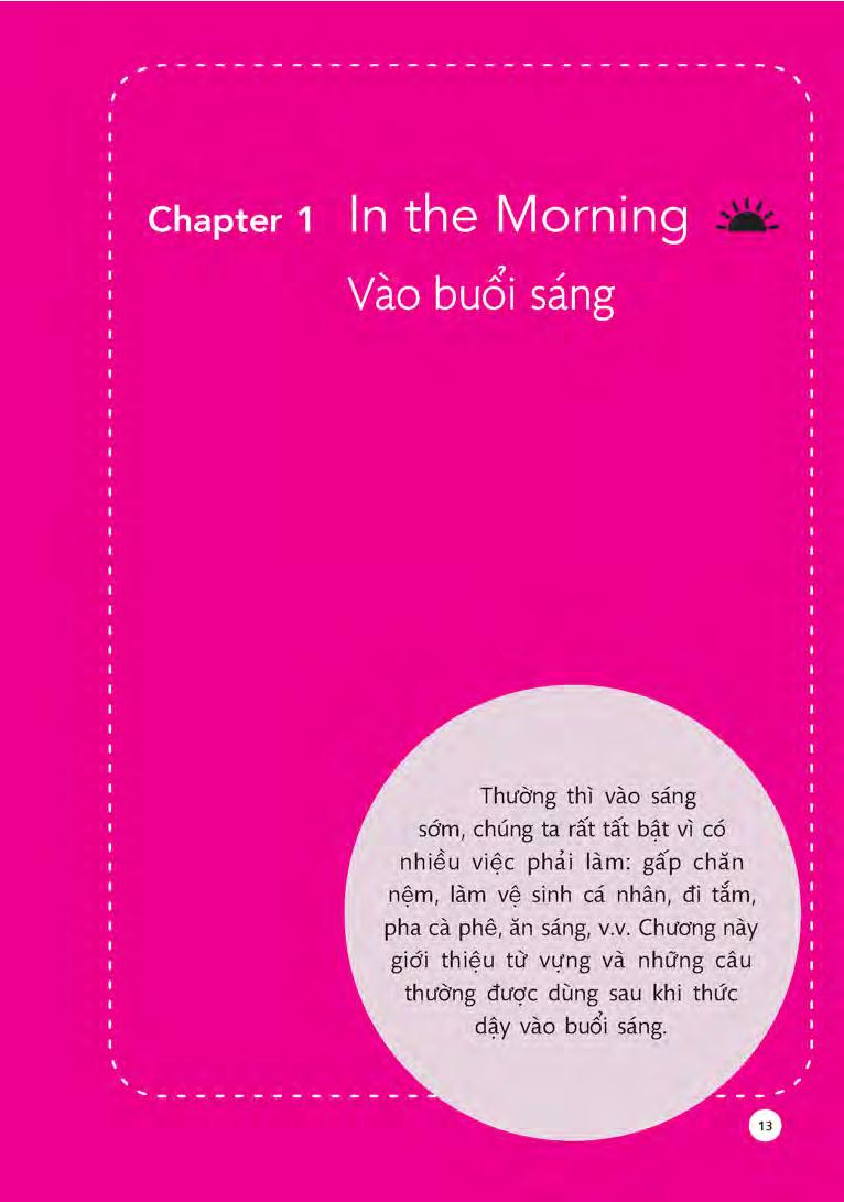 sổ tay 700 câu tiếng anh từ lúc thức giấc đến khi đi ngủ