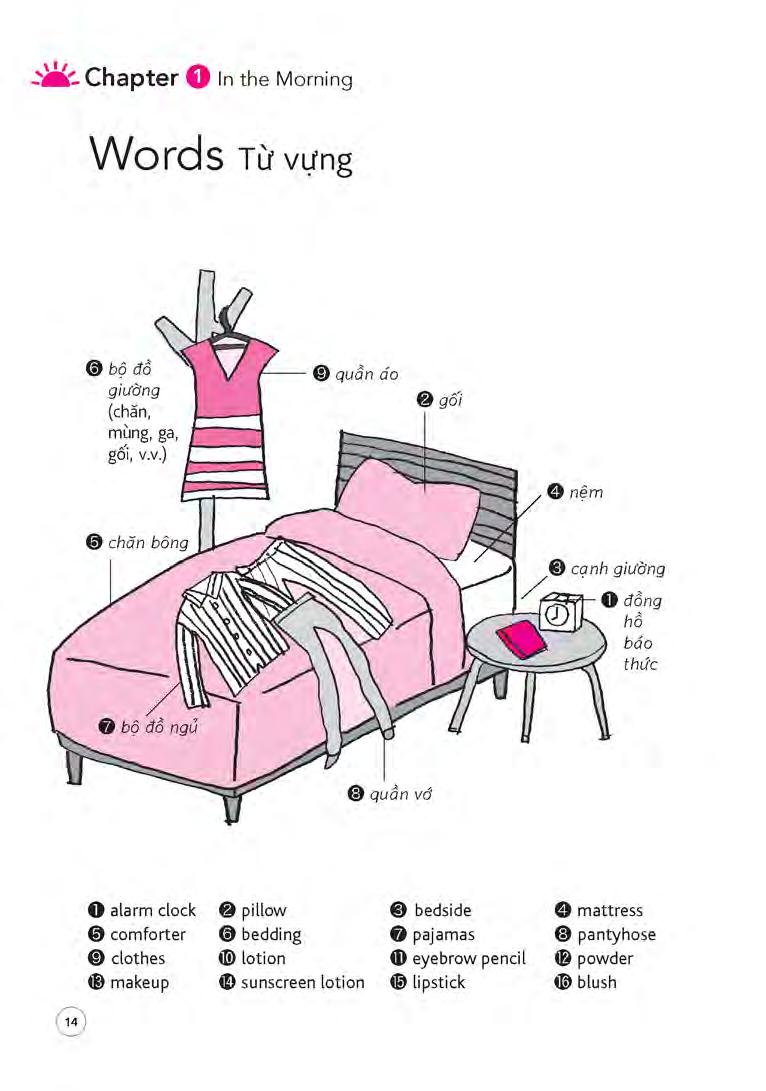 sổ tay 700 câu tiếng anh từ lúc thức giấc đến khi đi ngủ
