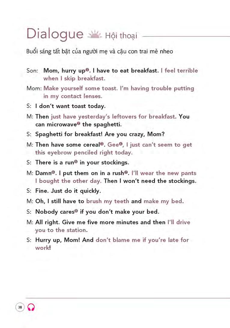 sổ tay 700 câu tiếng anh từ lúc thức giấc đến khi đi ngủ