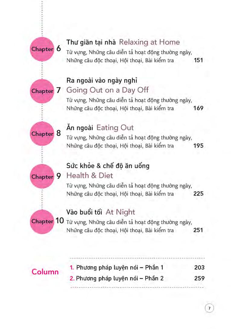 sổ tay 700 câu tiếng anh từ lúc thức giấc đến khi đi ngủ