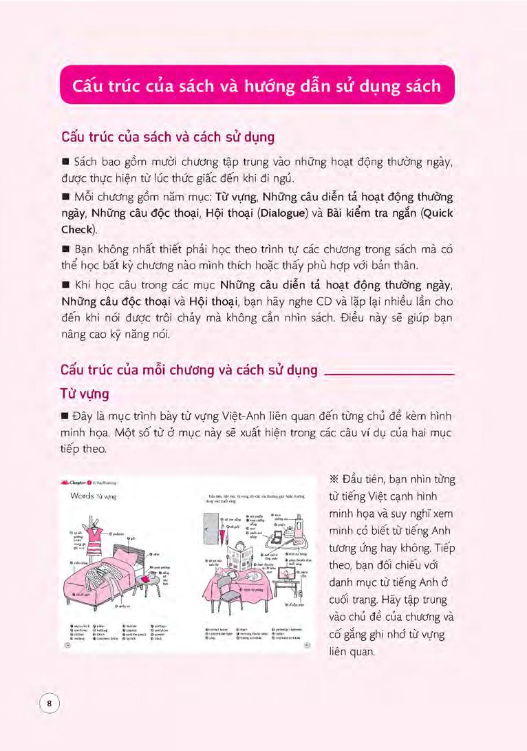 sổ tay 700 câu tiếng anh từ lúc thức giấc đến khi đi ngủ