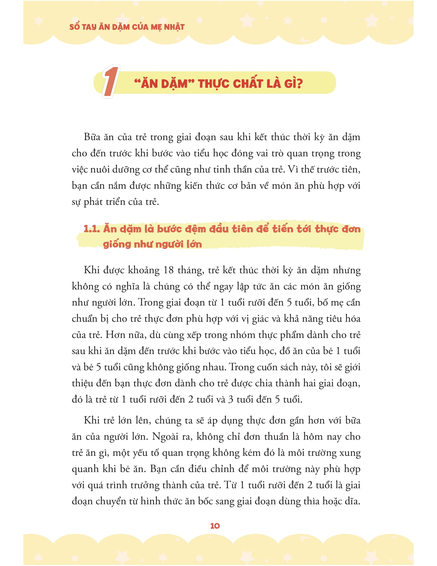 sổ tay ăn dặm của mẹ nhật