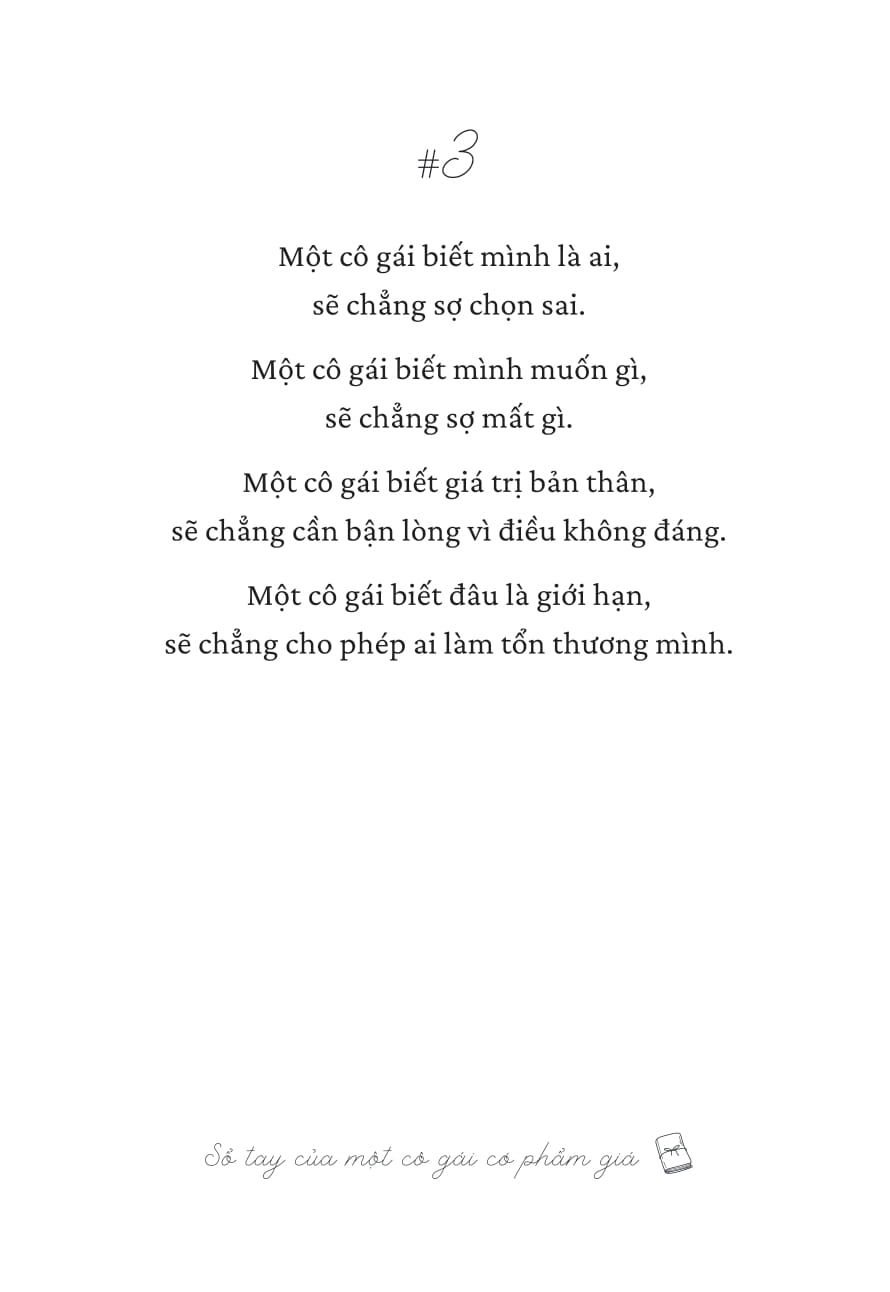 Sổ Tay Của Một Cô Gái Có Phẩm Giá