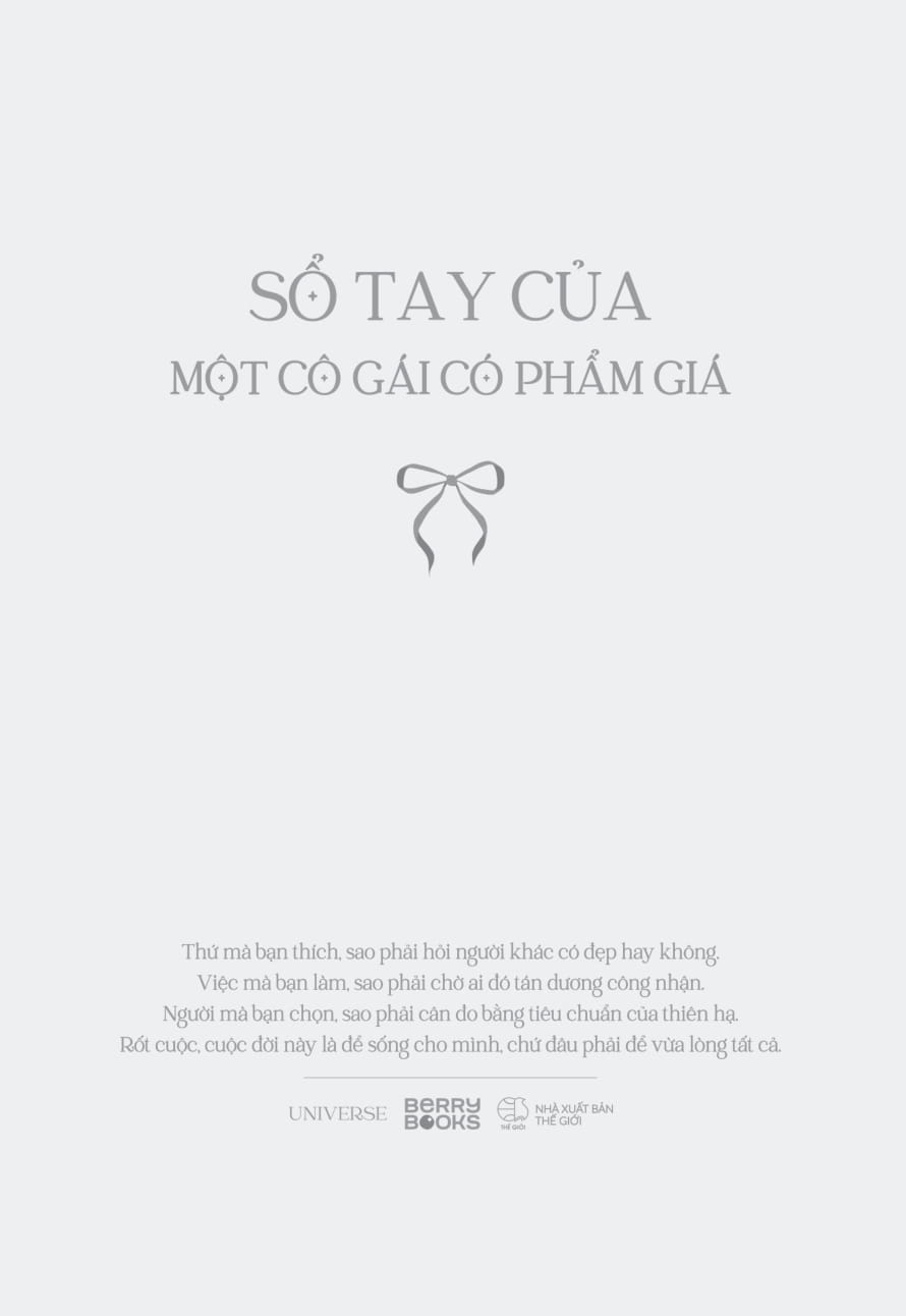 Sổ Tay Của Một Cô Gái Có Phẩm Giá