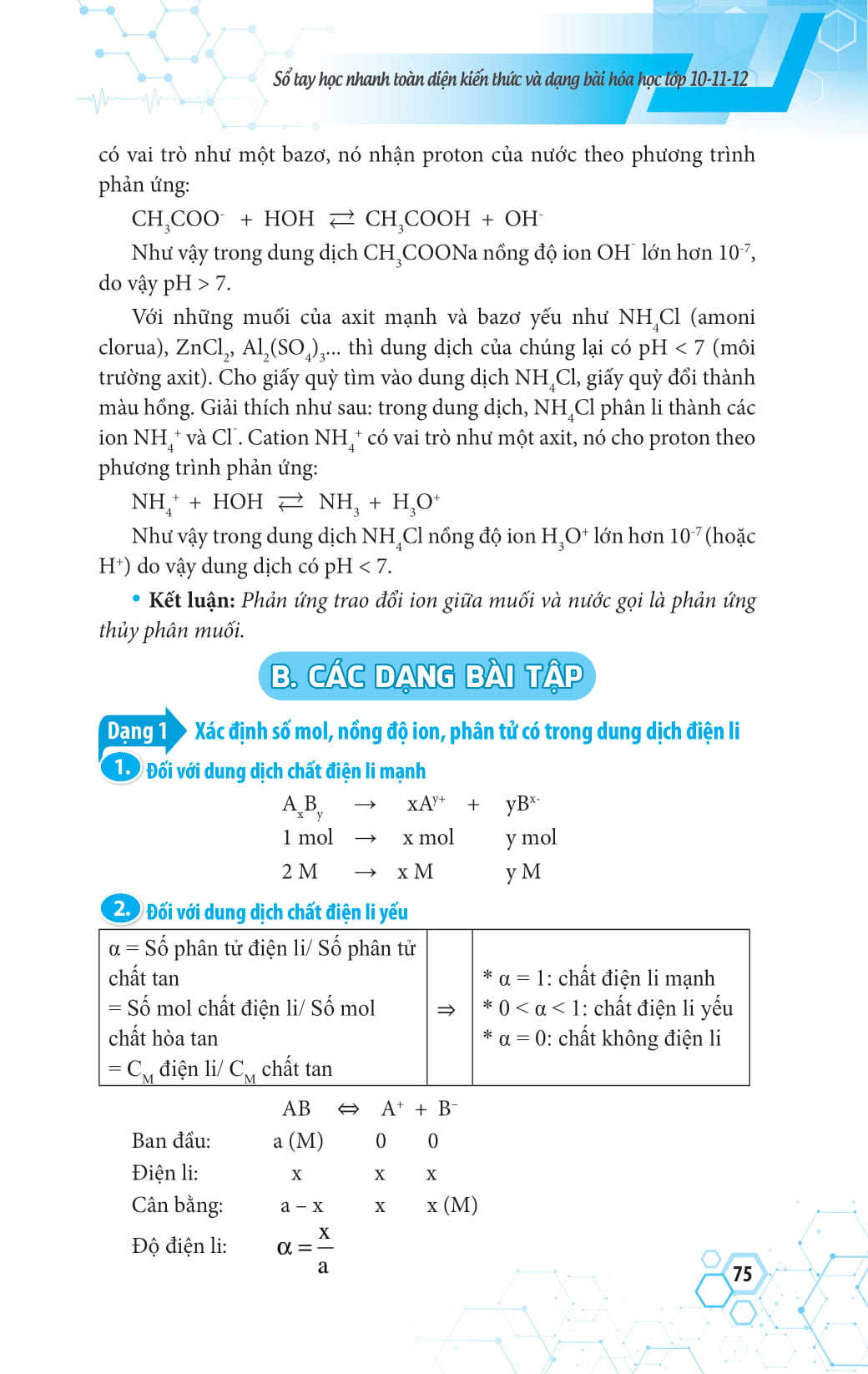 sổ tay học nhanh toàn diện kiến thức và dạng bài hóa học lớp 10 - 11 - 12