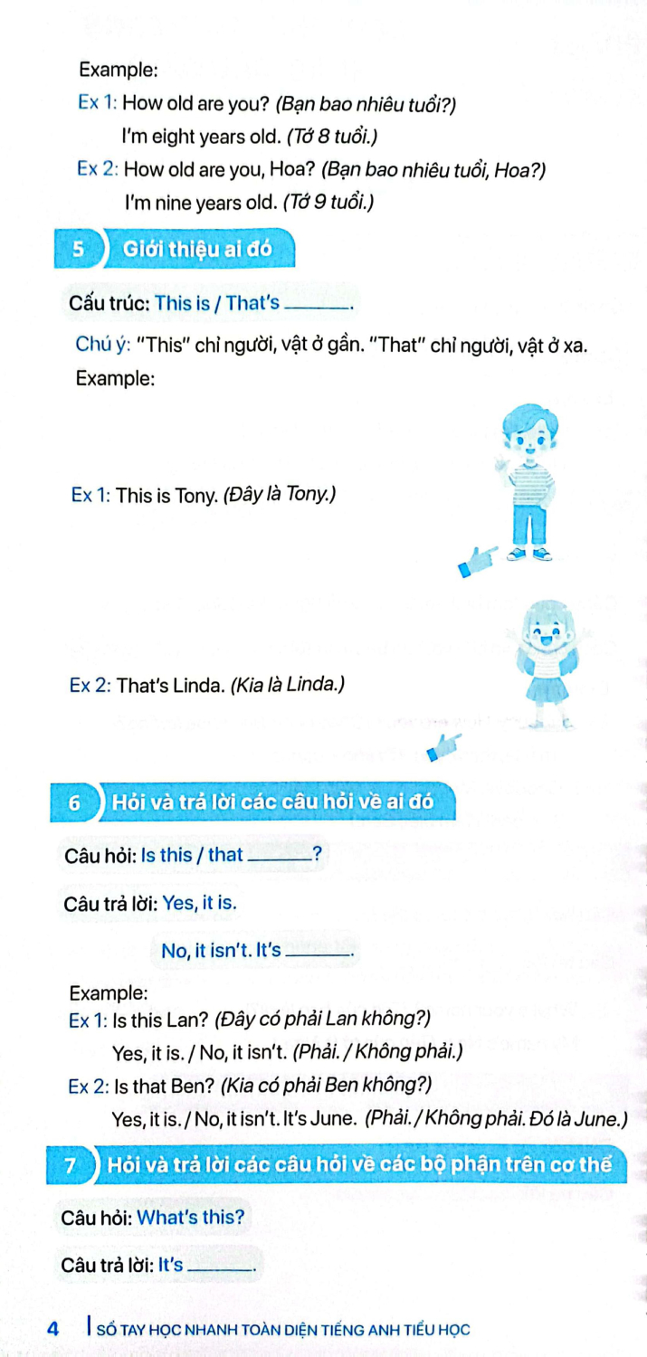 sổ tay học nhanh toàn diện tiếng anh tiểu học (biên soạn theo chương trình giáo dục phổ thông mới)