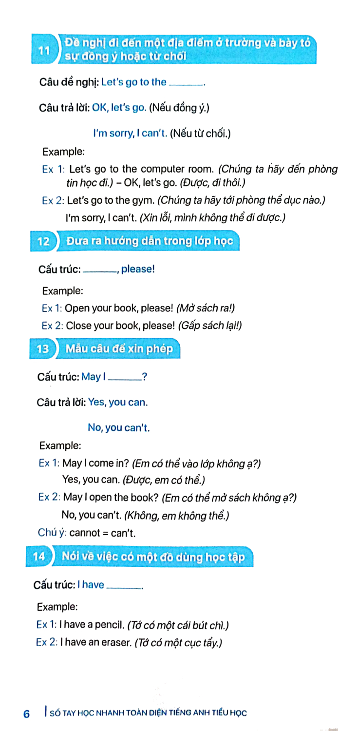 sổ tay học nhanh toàn diện tiếng anh tiểu học (biên soạn theo chương trình giáo dục phổ thông mới)
