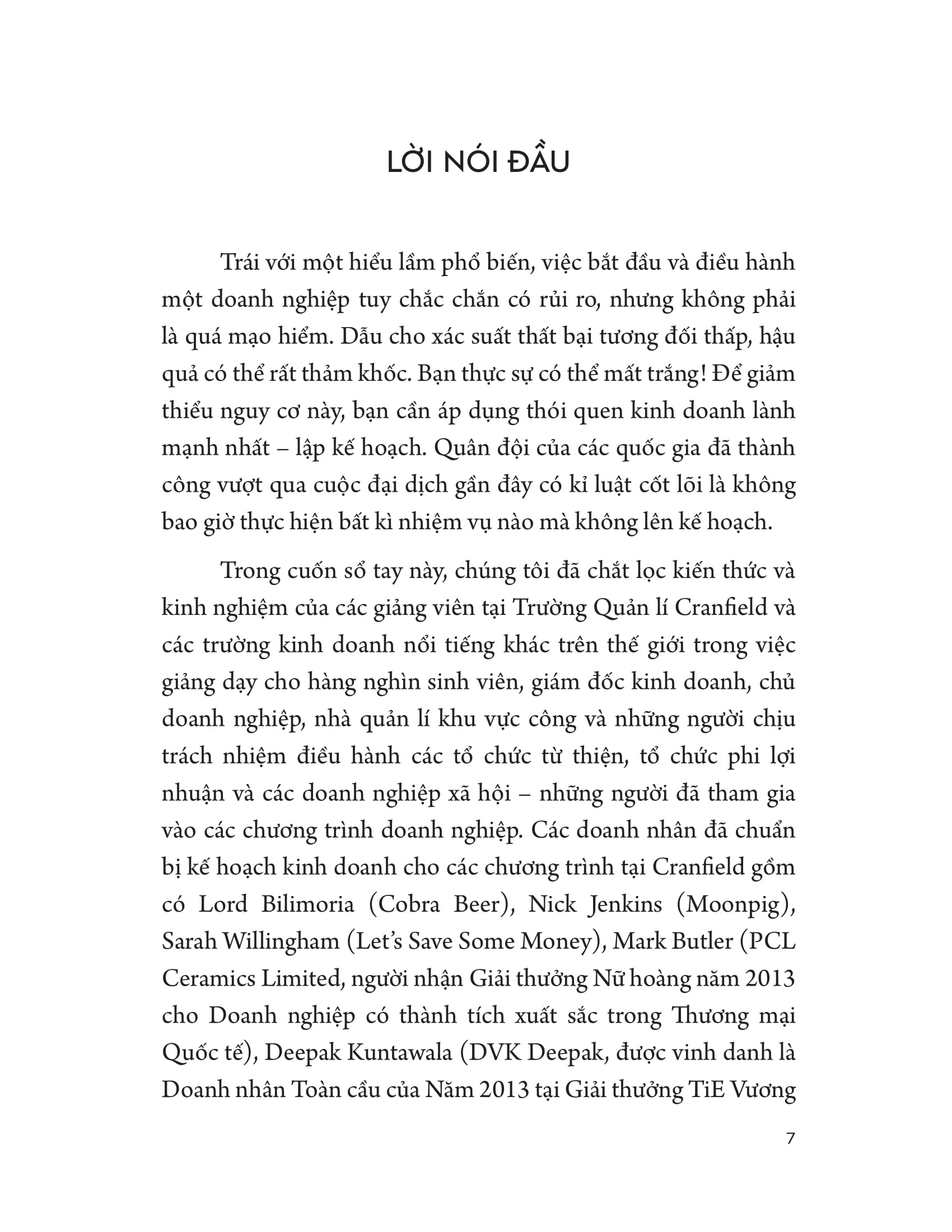 sổ tay kế hoạch kinh doanh - chìa khóa để khởi nghiệp thành công