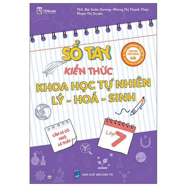 Sổ Tay Kiến Thức Khoa Học Tự Nhiên Lý-Hóa-Sinh Lớp 6
