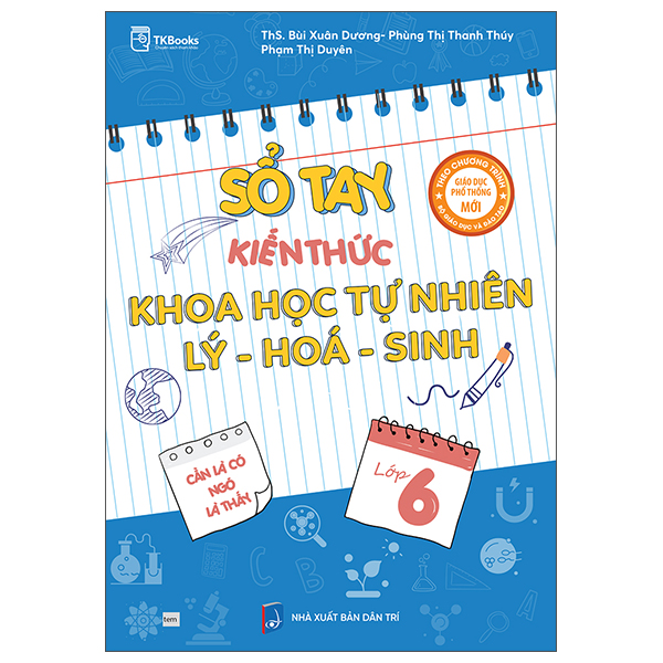Sổ Tay Kiến Thức Khoa Học Tự Nhiên Lý-Hóa-Sinh Lớp 7