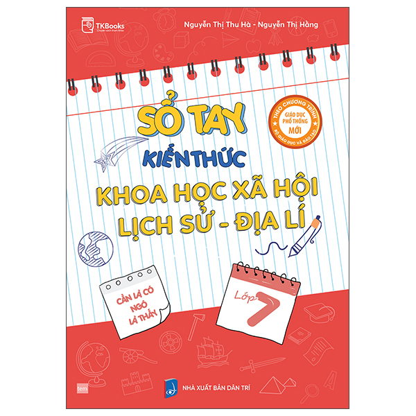 Sổ Tay Kiến Thức Khoa Học Tự Nhiên Lý-Hóa-Sinh Lớp 7