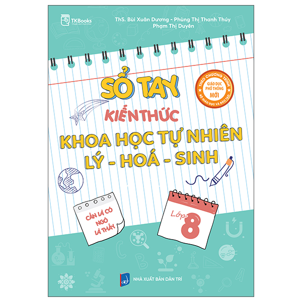 Sổ Tay Kiến Thức Khoa Học Tự Nhiên Lý-Hóa-Sinh Lớp 7