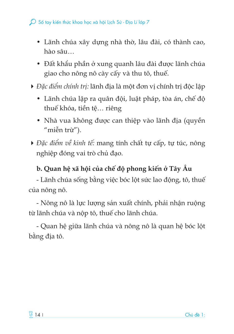Sổ Tay Kiến Thức Khoa Học Xã Hội Lịch Sử-Địa Lí Lớp 7