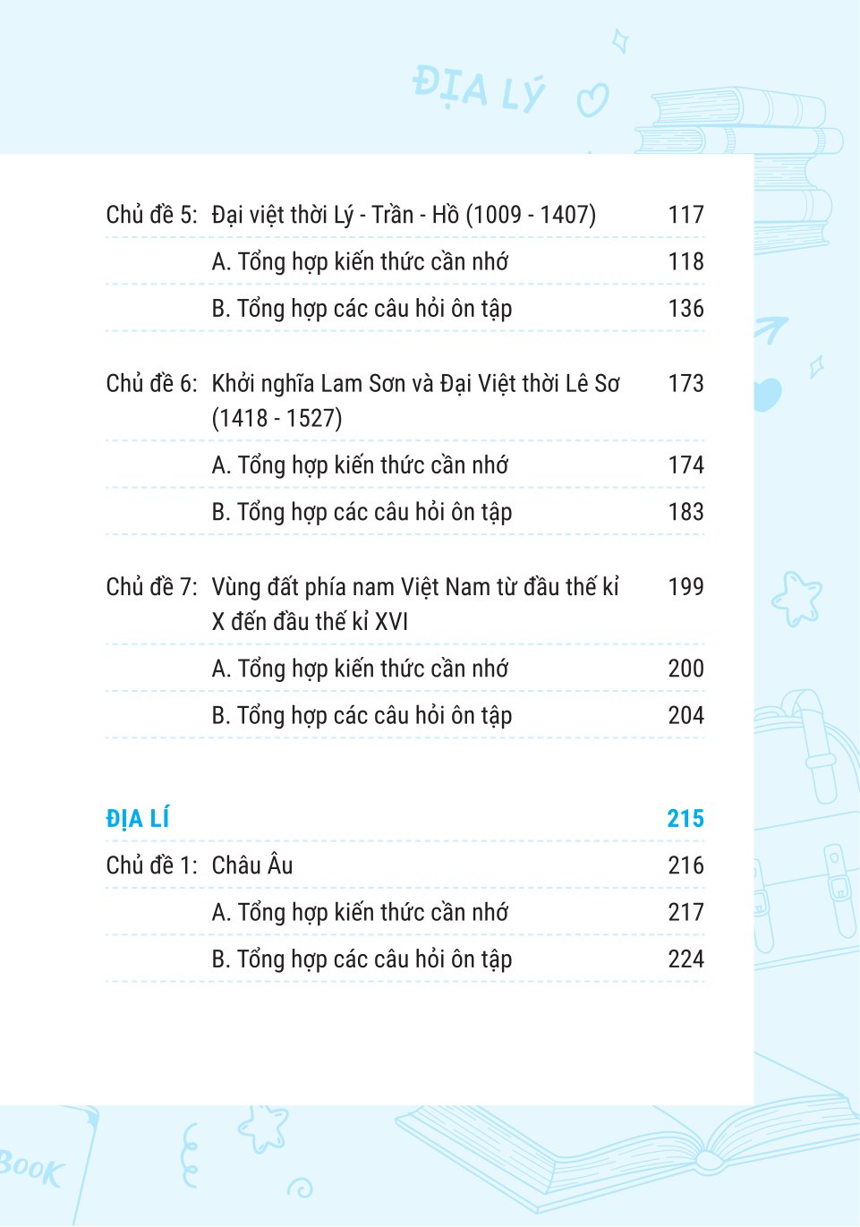 Sổ Tay Kiến Thức Khoa Học Xã Hội Lịch Sử-Địa Lí Lớp 7