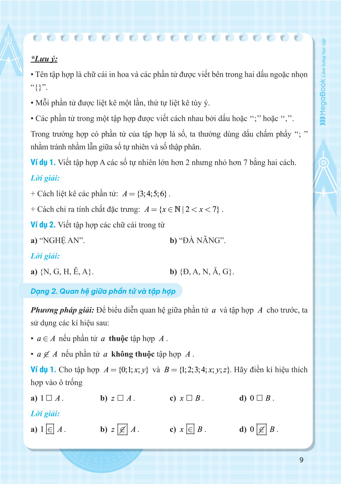 sổ tay kiến thức - phương pháp - dạng bài đại số và hình học toán 6