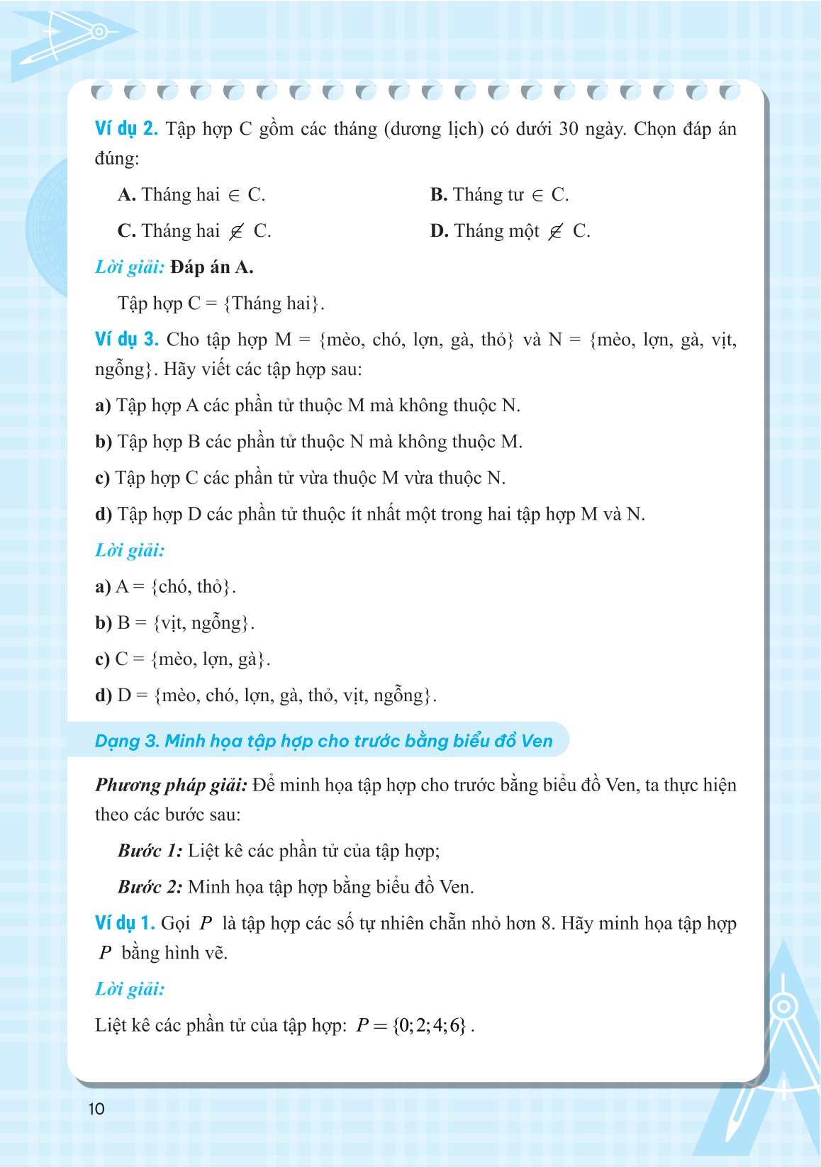 sổ tay kiến thức - phương pháp - dạng bài đại số và hình học toán 6