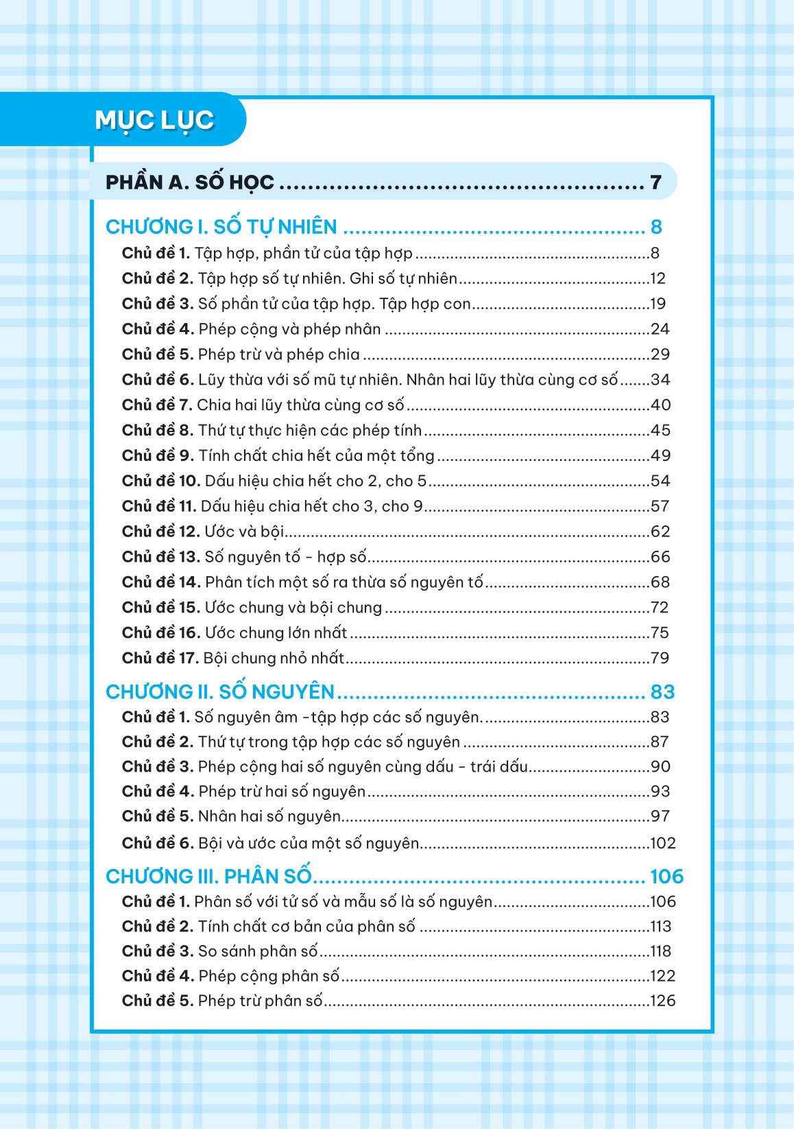 sổ tay kiến thức - phương pháp - dạng bài đại số và hình học toán 6