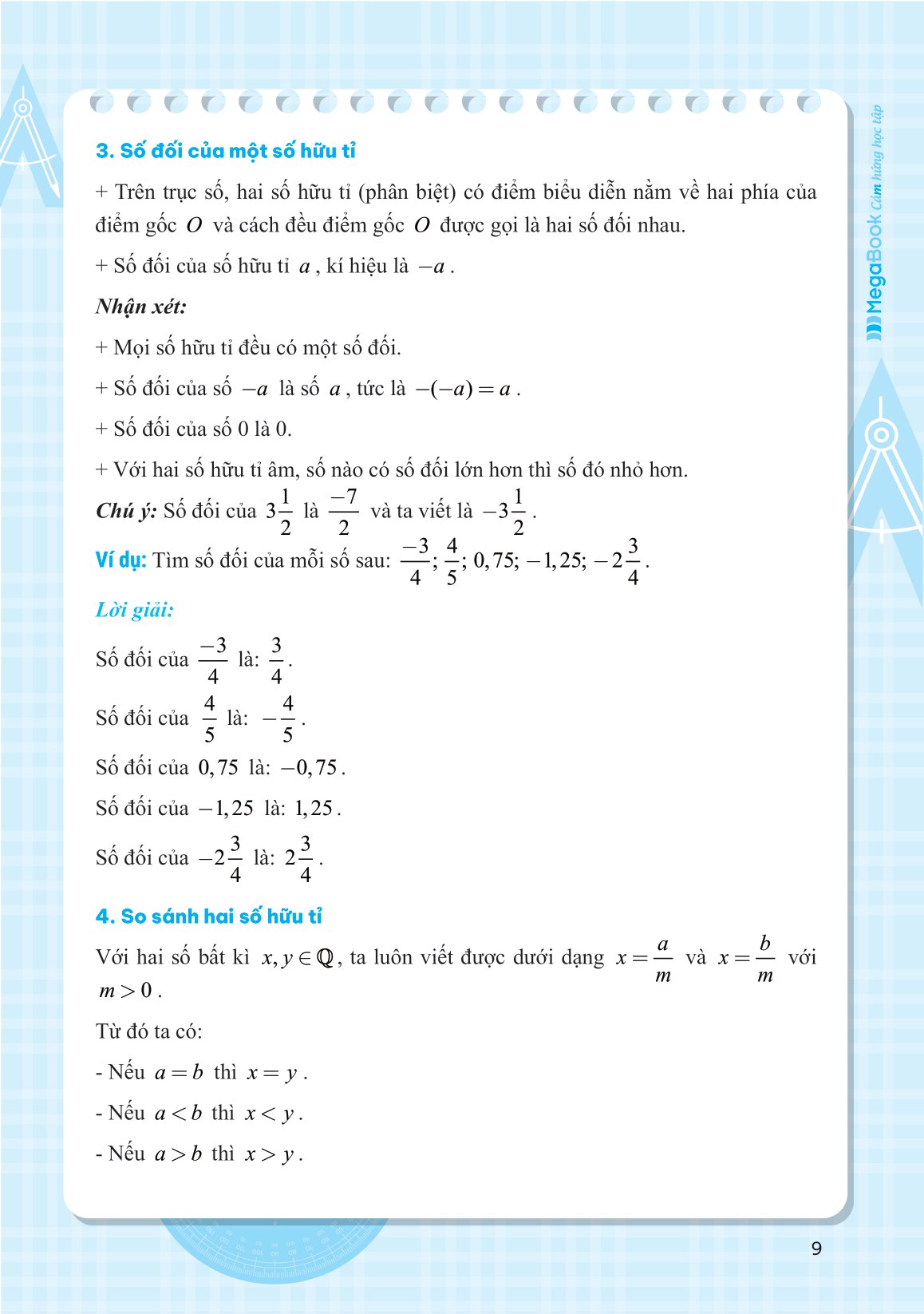 sổ tay kiến thức - phương pháp - dạng bài toán đại số và hình học 7