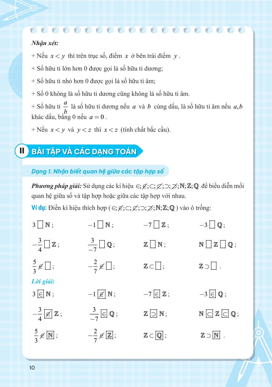 sổ tay kiến thức - phương pháp - dạng bài toán đại số và hình học 7