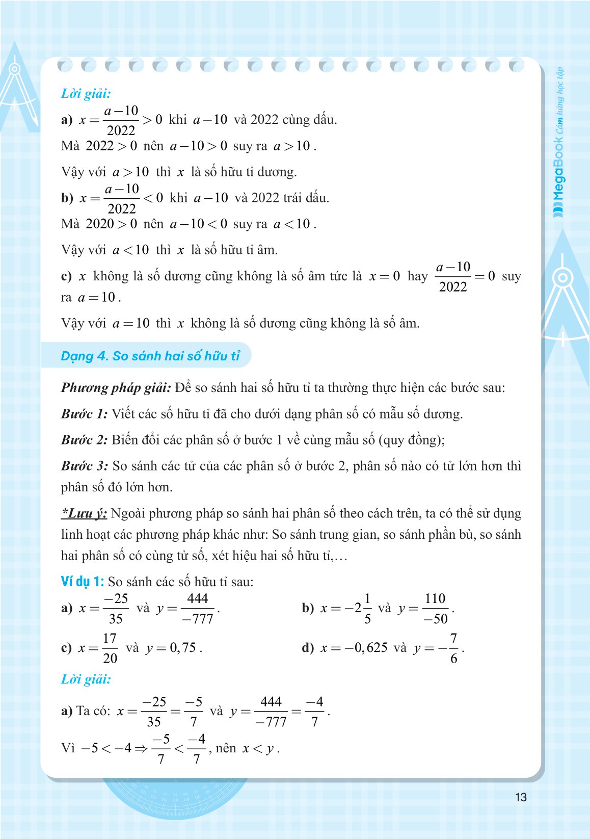 sổ tay kiến thức - phương pháp - dạng bài toán đại số và hình học 7