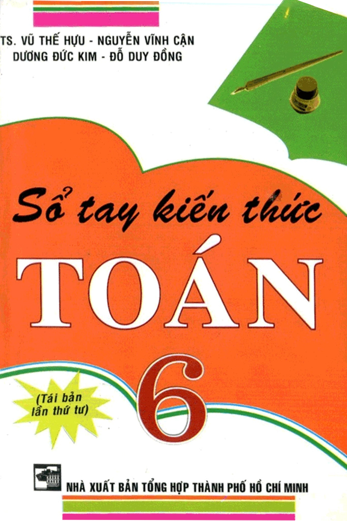 sổ tay kiến thức toán 6