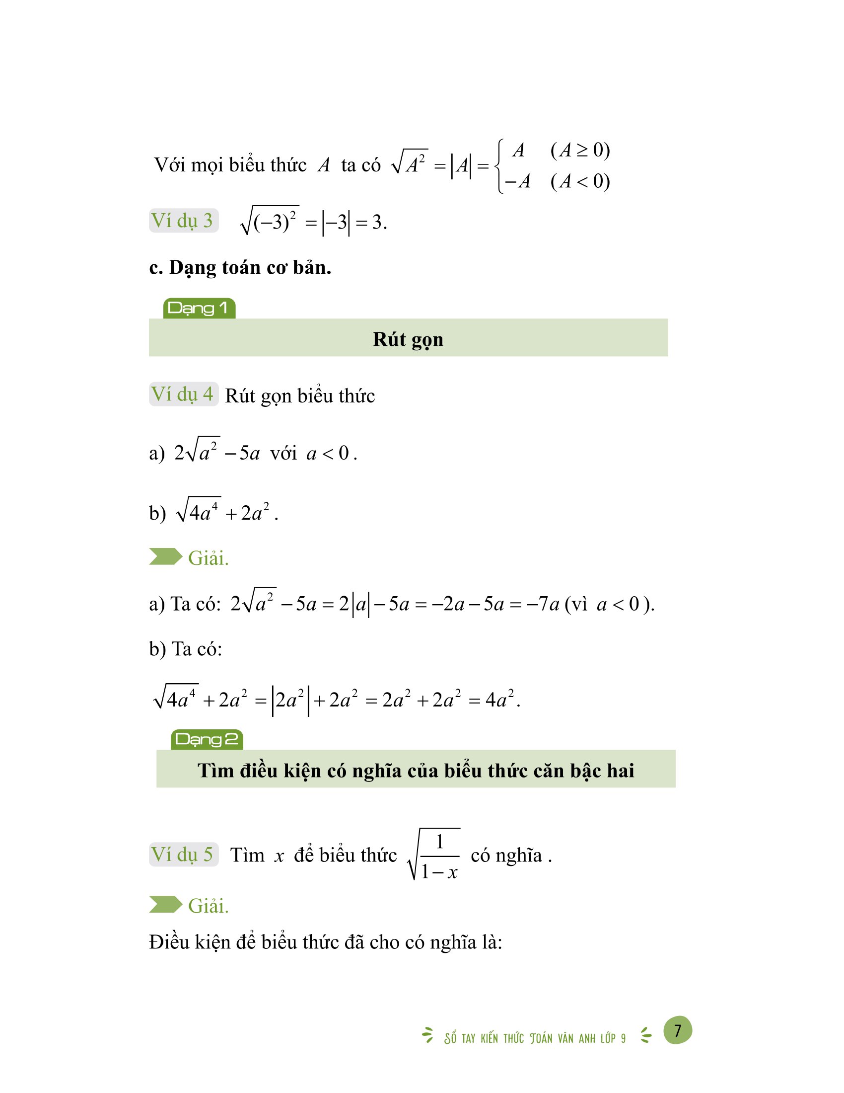 sổ tay kiến thức toán-văn-anh lớp 9