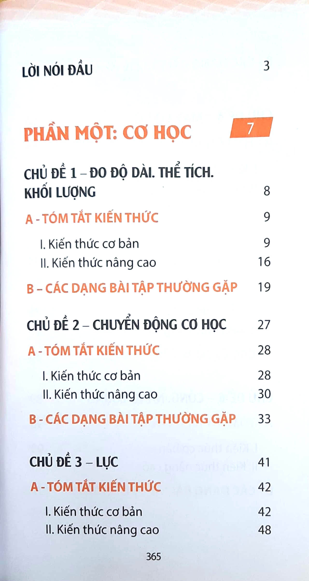 sổ tay kiến thức vật lí trung học cơ sở