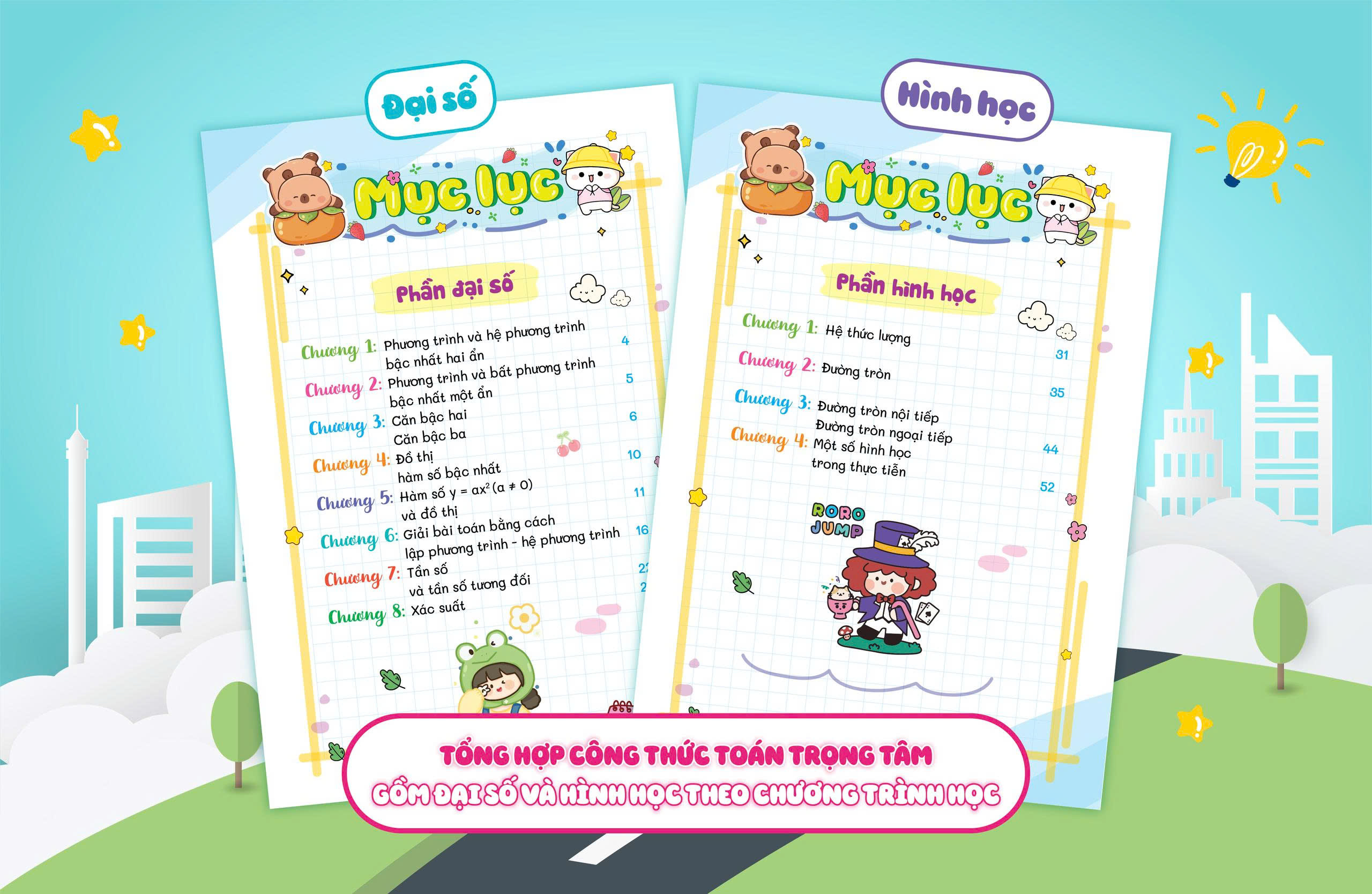 Sổ Tay Mini Công Thức Toán 9