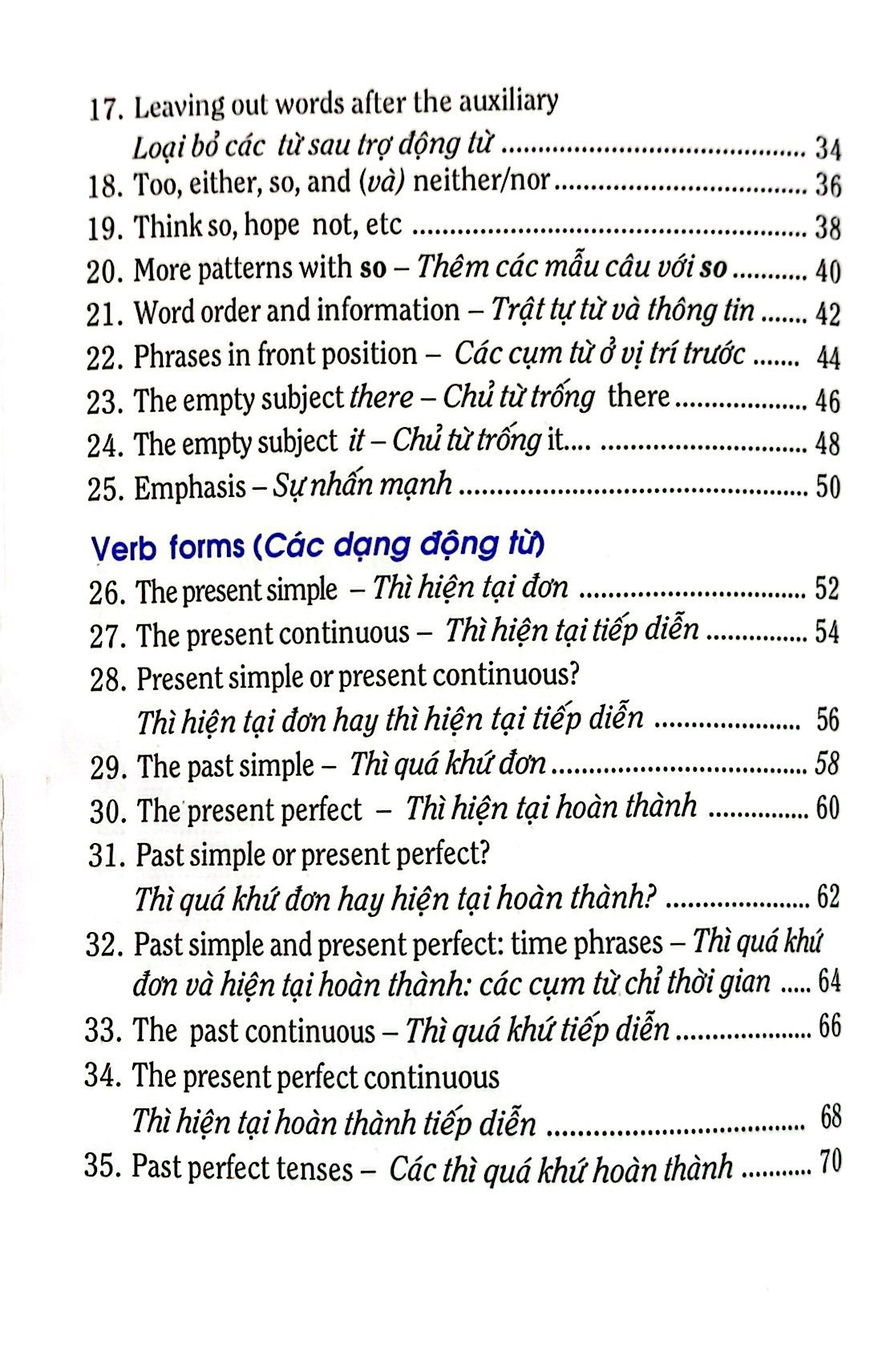 sổ tay ngữ pháp tiếng anh thực hành