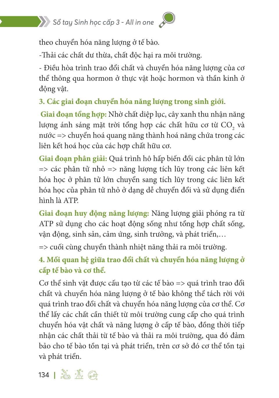 So Tay Sinh Hoc Cap 3 - All In One (Theo Chuong Trinh Giao Duc Pho Thong Moi)