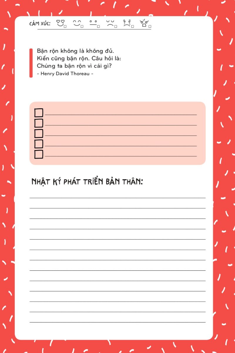 sổ tay thực hành 6x66 ngày thử thách (phiên bản đặc biệt giới hạn)