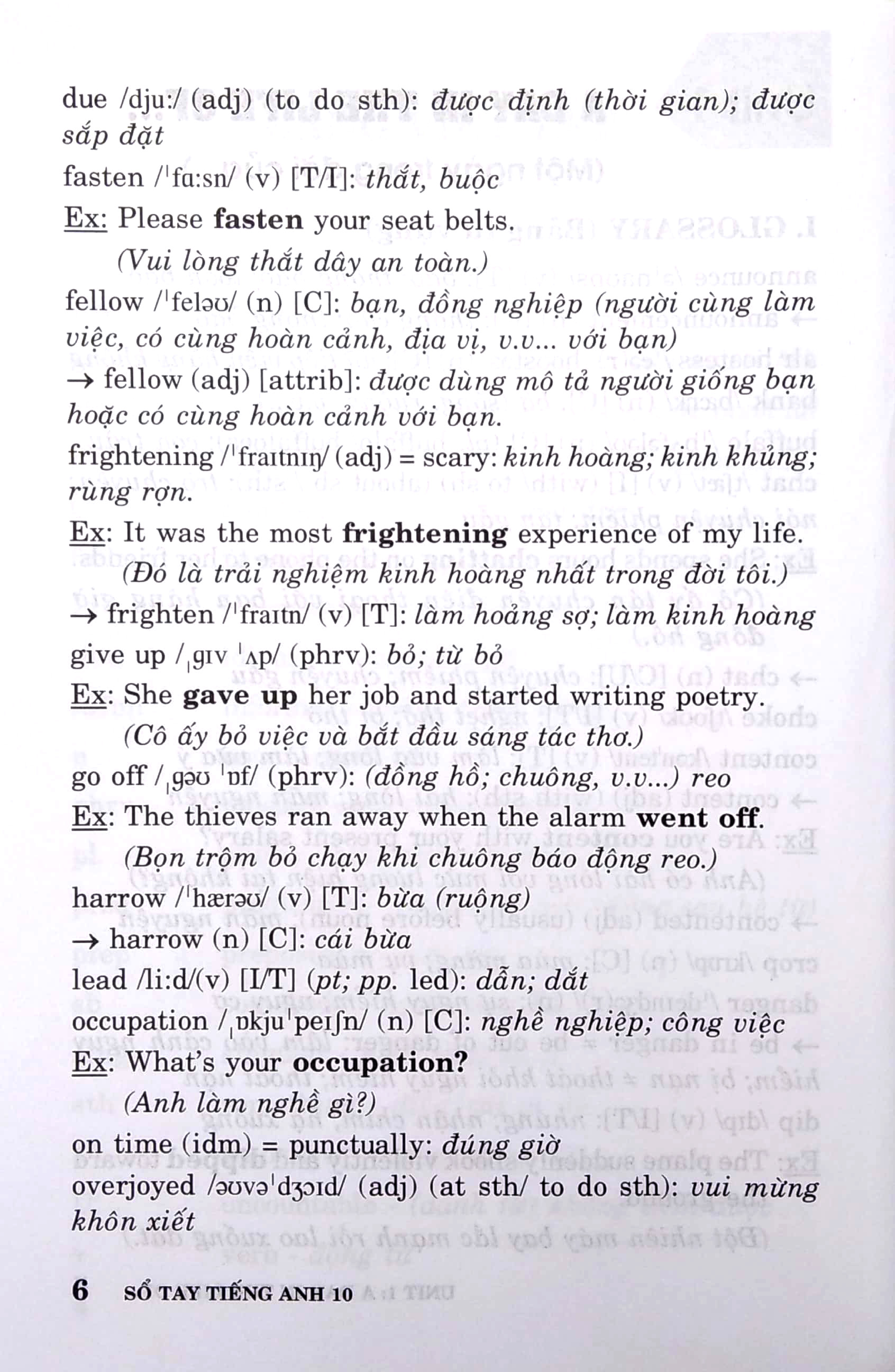sổ tay tiếng anh 10 (tái bản 2022)