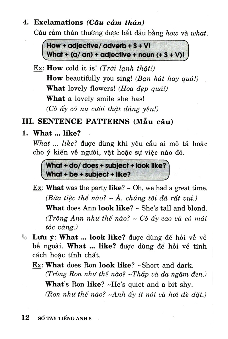 sổ tay tiếng anh 8 (tái bản 2017)