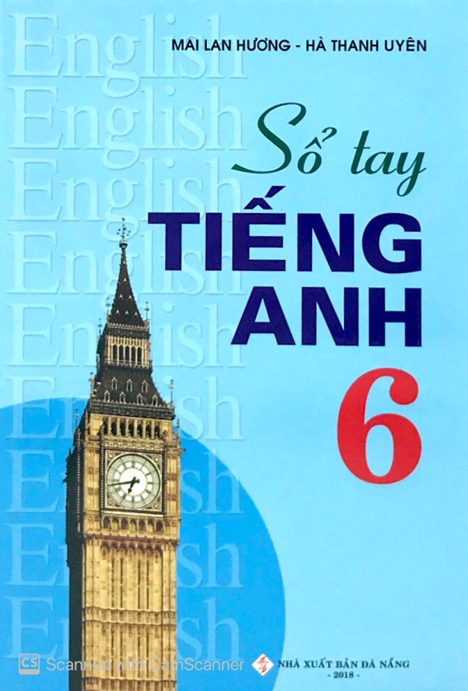 sổ tay tiếng anh - lớp 6