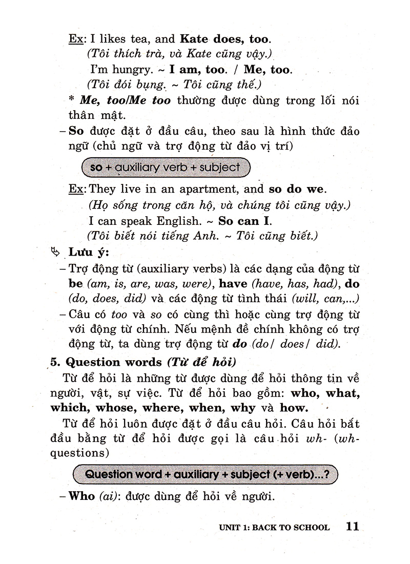 sổ tay tiếng anh - lớp 7