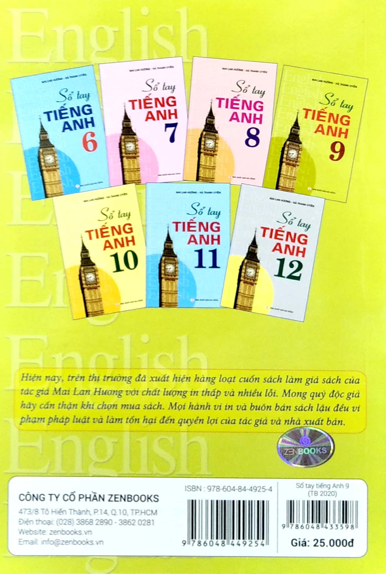 sổ tay tiếng anh - lớp 9