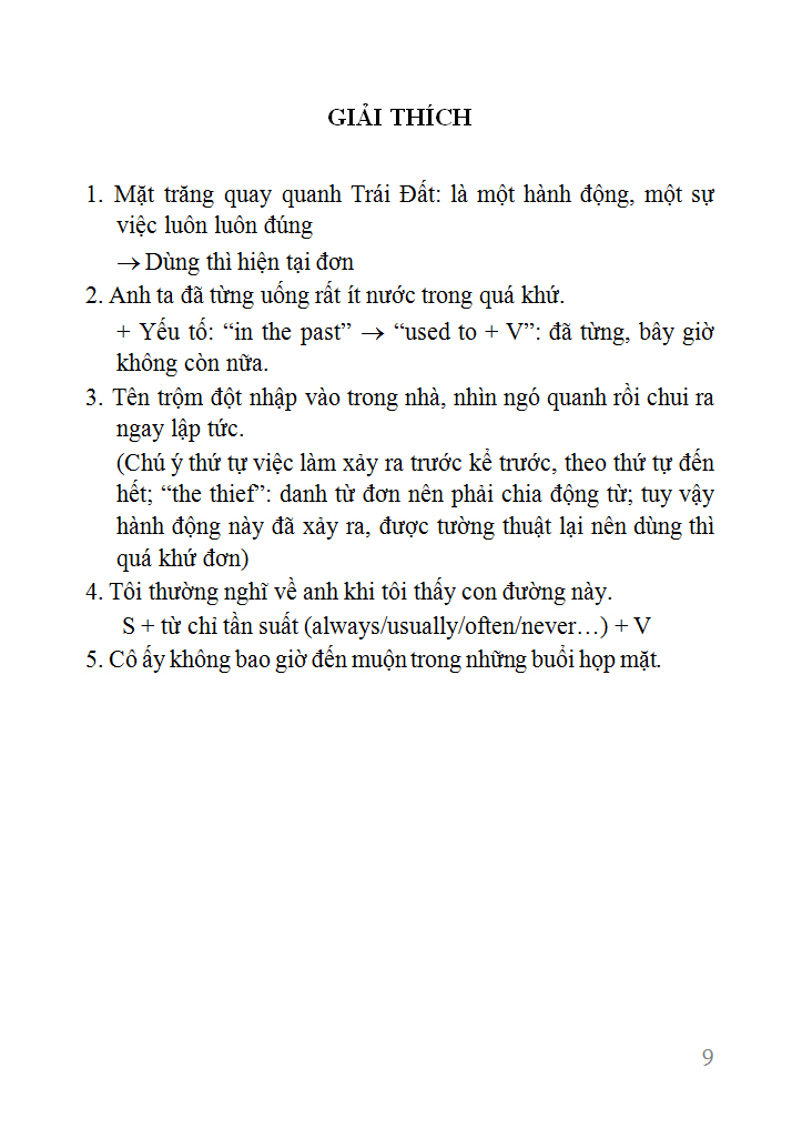 sổ tay tiếng anh trung học phổ thông (lớp 10 - 11 - 12)