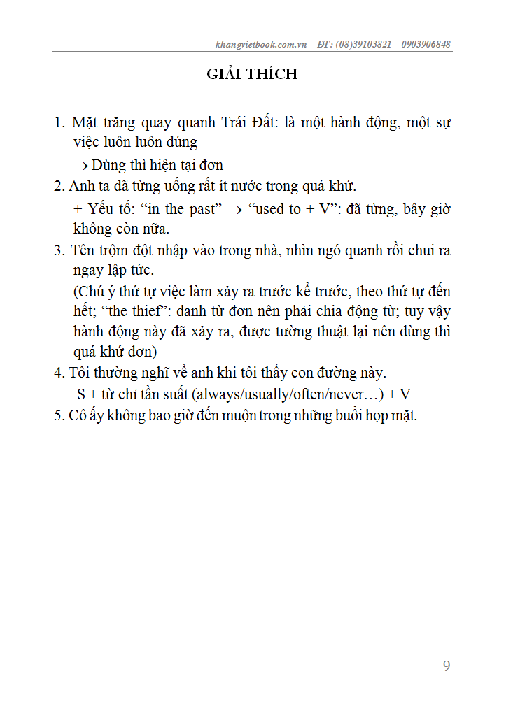 sổ tay tiếng anh trung học phổ thông (lớp 10 - 11 - 12)