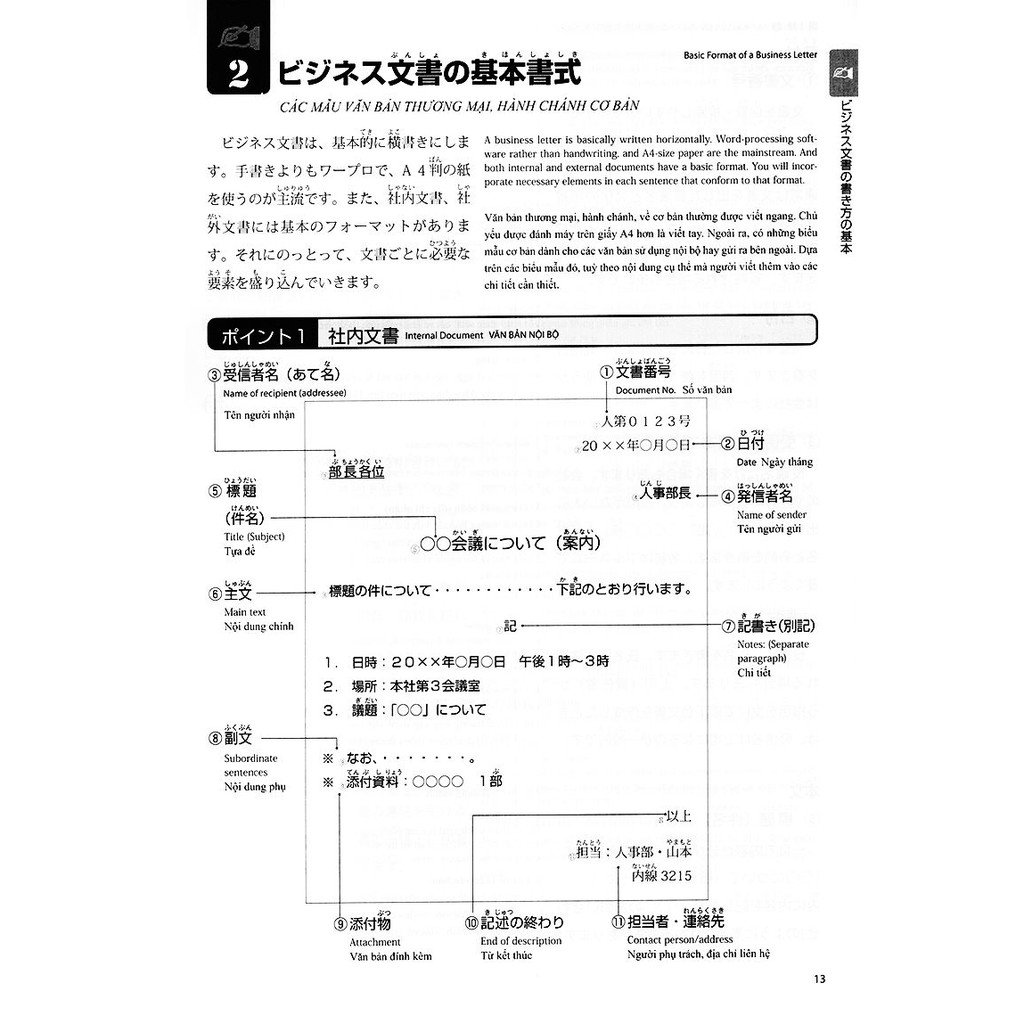sổ tay tiếng nhật thương mại