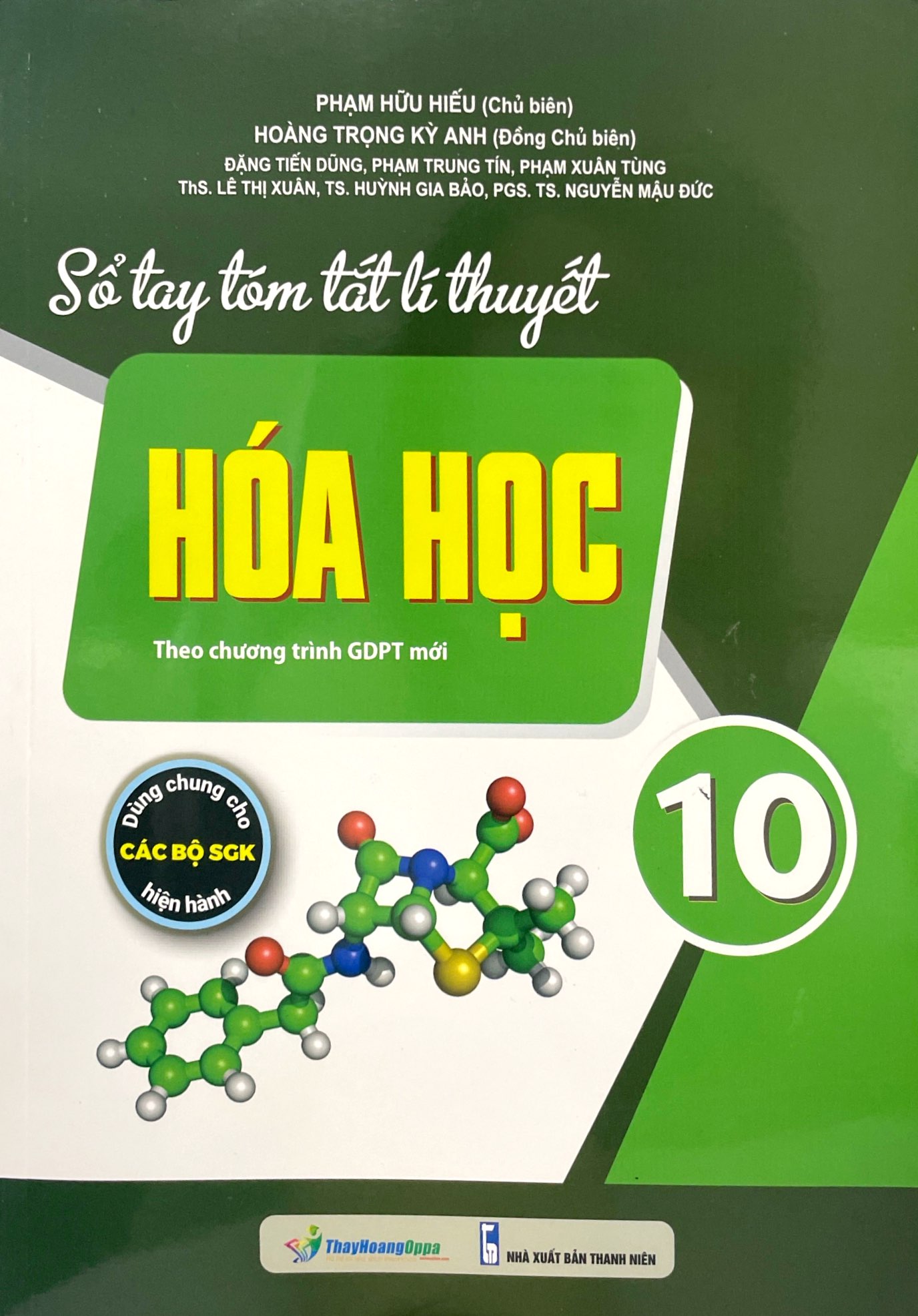 sổ tay tóm tắt lí thuyết hóa học 10 (theo chương trình gdpt mới)