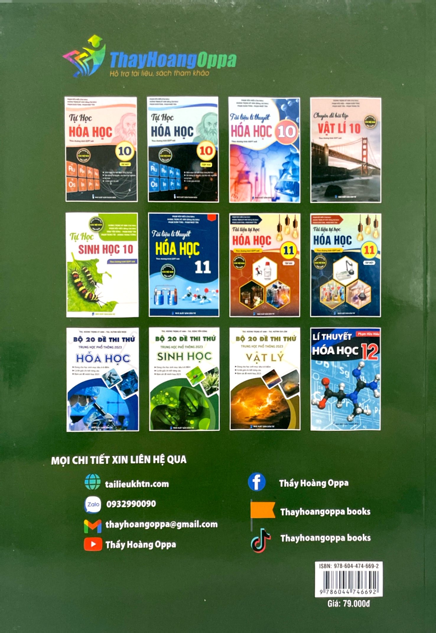 sổ tay tóm tắt lí thuyết hóa học 10 (theo chương trình gdpt mới)