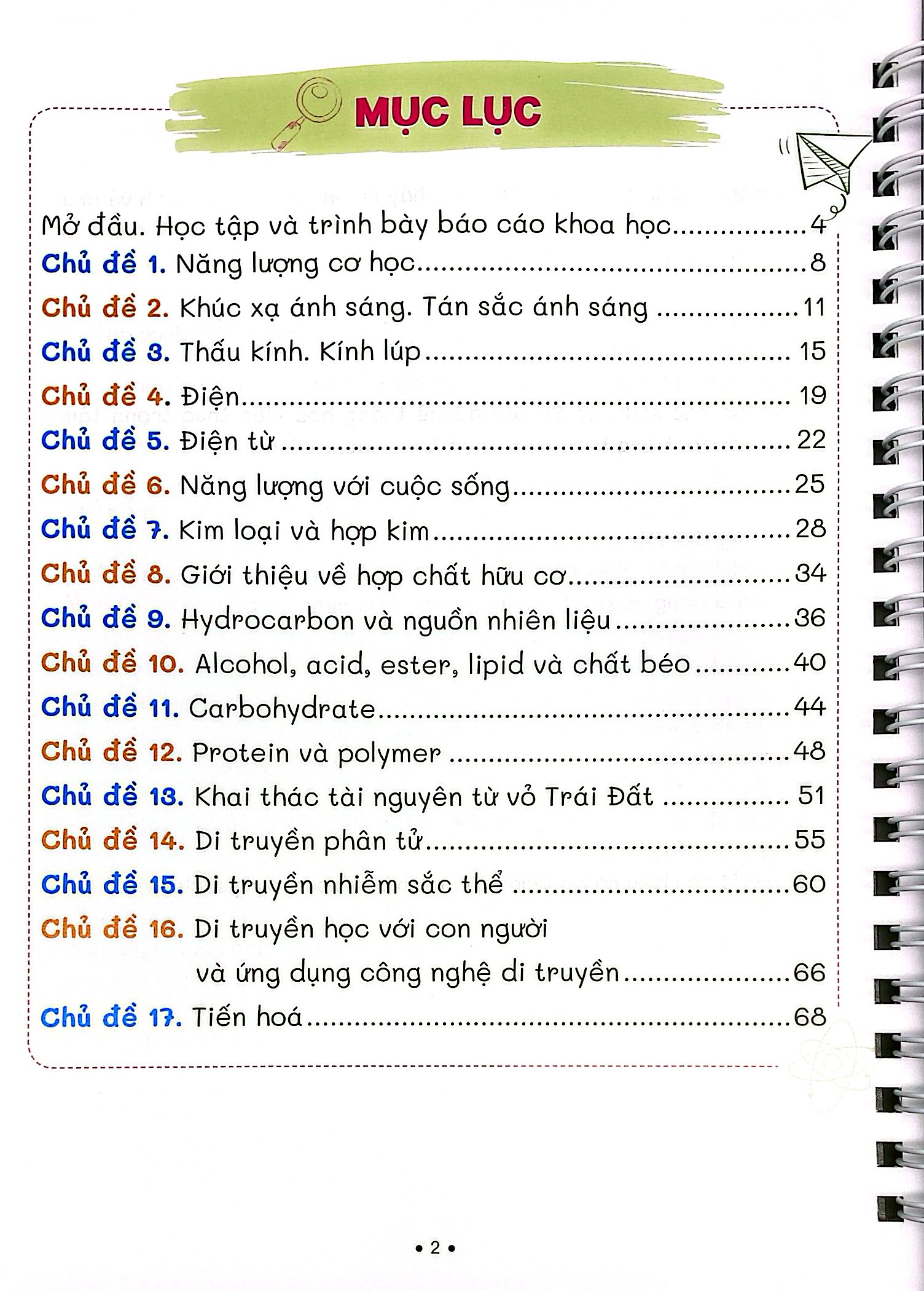 Sổ Tay Trọng Tâm Kiến Thức Khoa Học Tự Nhiên 9