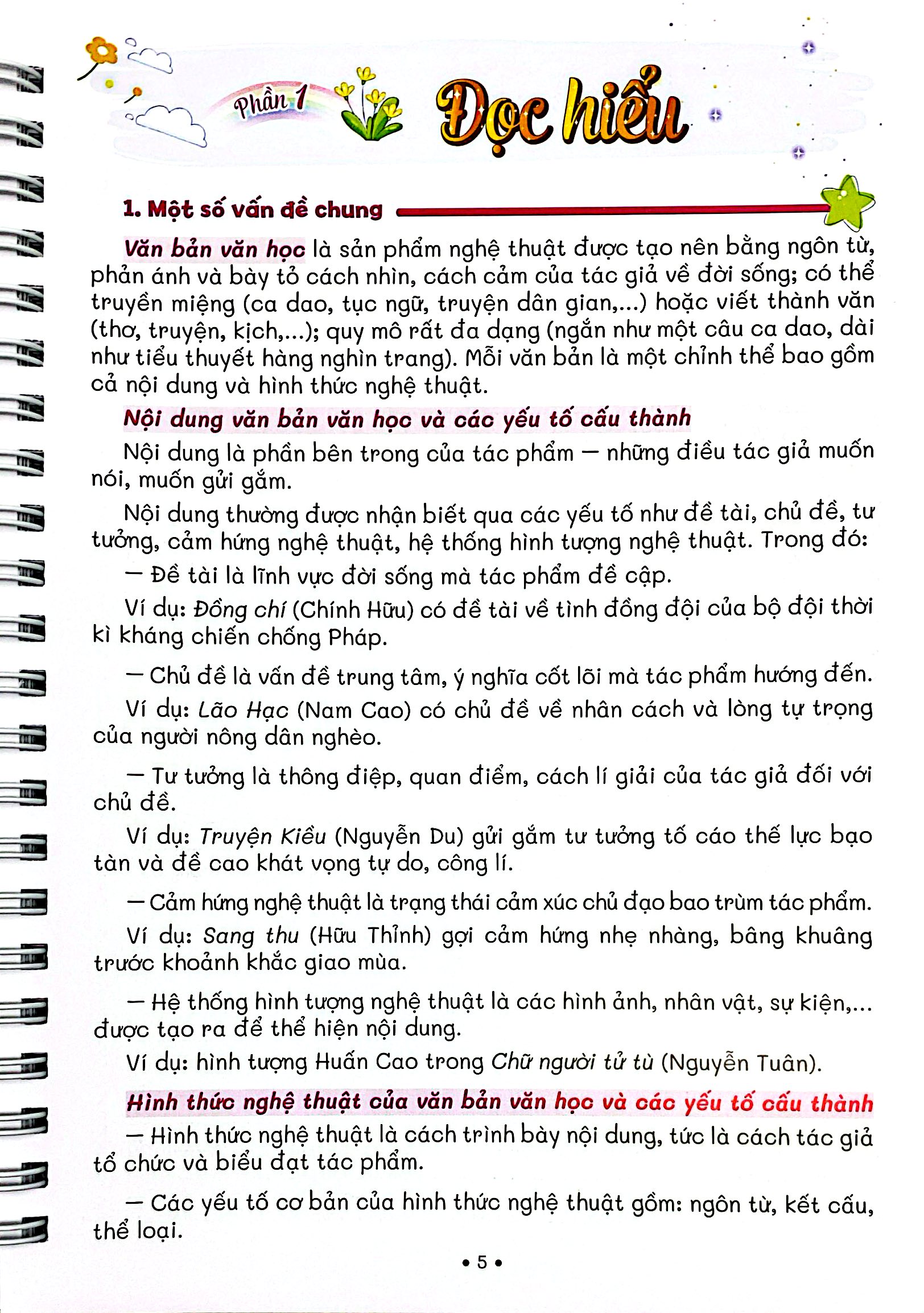 Sổ Tay Trọng Tâm Kiến Thức Ngữ Văn 9