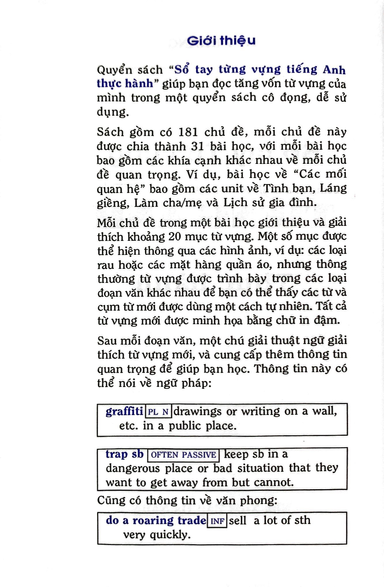 sổ tay từ vựng tiếng anh thực hành