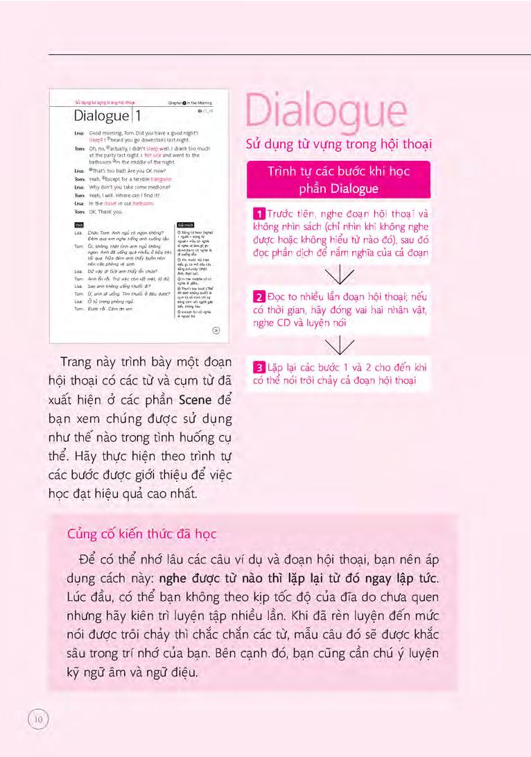 sổ tay từ vựng tiếng anh - từ lúc thức giấc đến khi đi ngủ (bao gồm sách và 1 đĩa mp3)